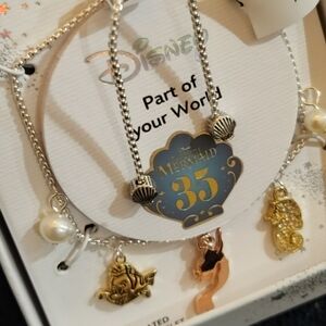 Disney Silver Nature-Inspired Bracelet